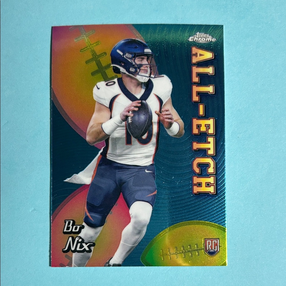 2024 Topps Chrome All-Etch Denver Broncos, BO NIX ,Rookie Card #CAE-BN